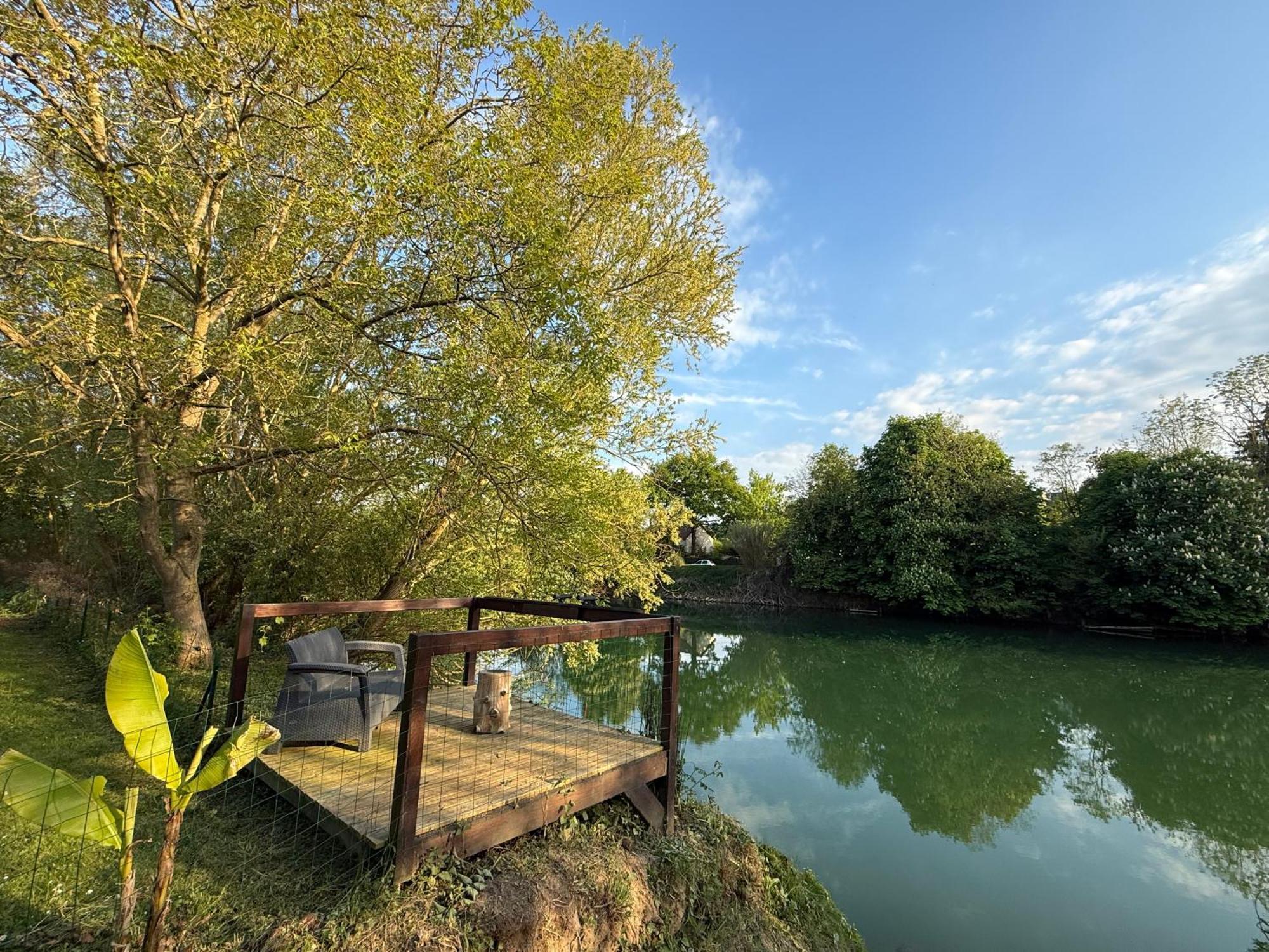 Appartement Familial Au Bord De La Marne, Jardin 8000M2, Piscine, Court De Tennis, Terrasse, Parking Gratuit Proche Disneyland Isles-lès-Villenoy Exterior foto